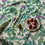 Bonnie and Neil | Tea Towel | Figgy Green | Linen